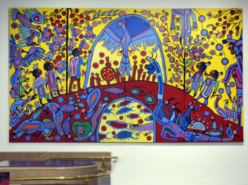 MISKWAABIK ANIMIIKI POWER LINES THE WORK OF NORVAL MORRISSEAU