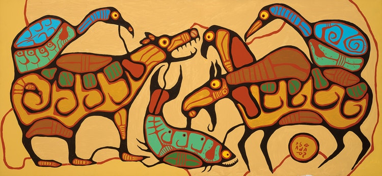 Animal Unity by Norval Morrisseau