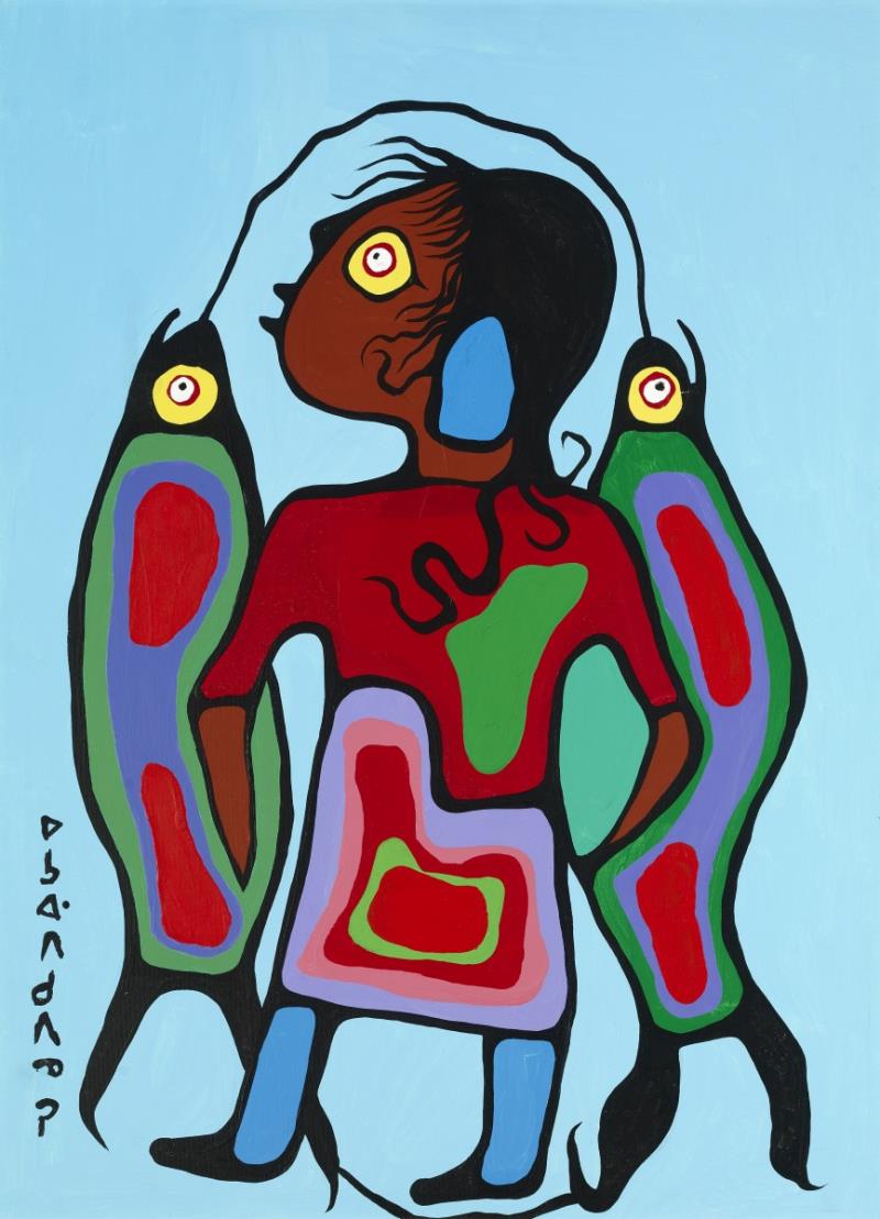 The Estate wishes to thank the Art Gallery of Ontario for their work Elder Influence Anishinaabe p